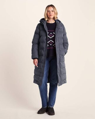 Tog24 Glaston Womens Parka Washed Blue - Tog 24 - Size: 8